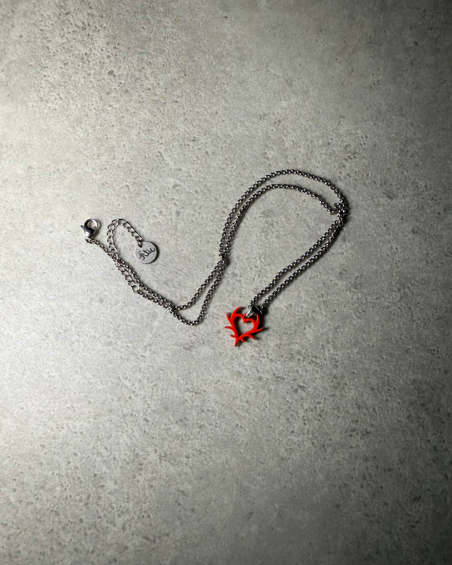 Inferno Heart Necklace