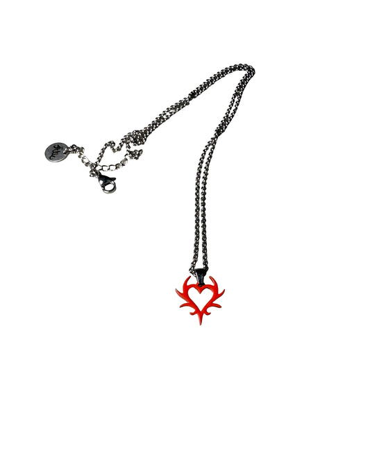 Inferno Heart Necklace