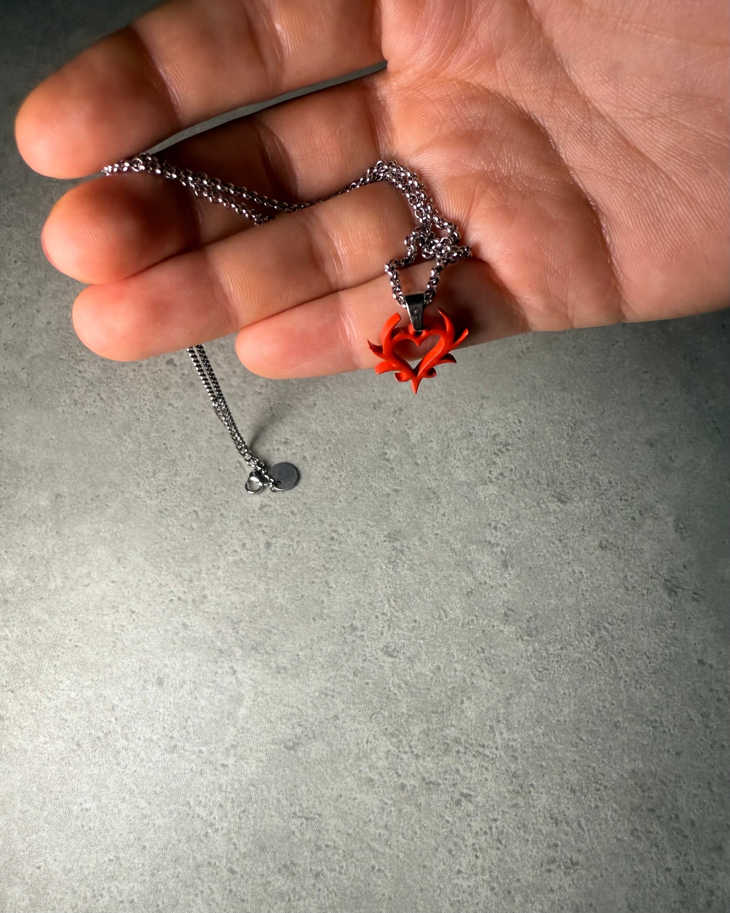 Inferno Heart Necklace