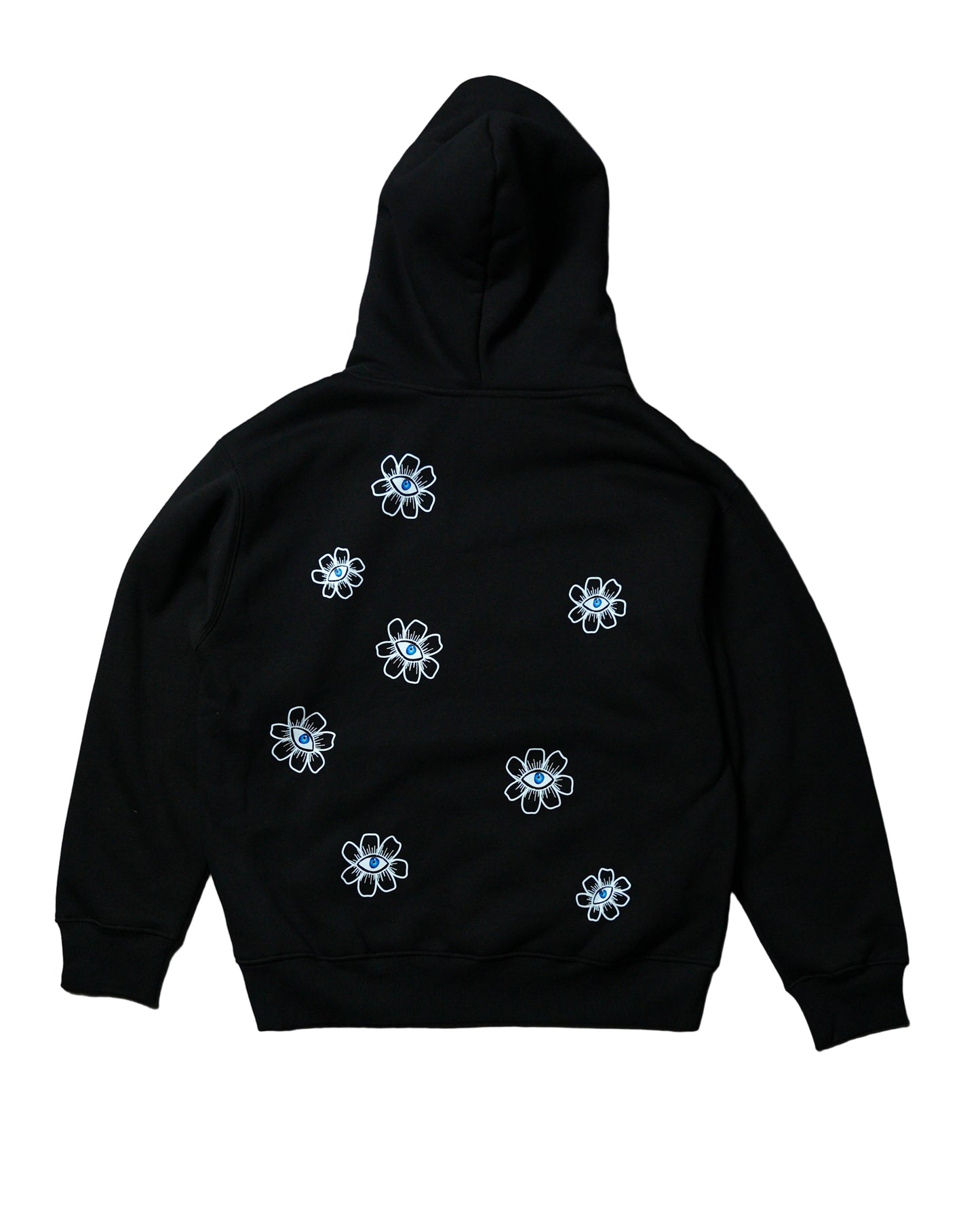 Flowers Hoodie B/W