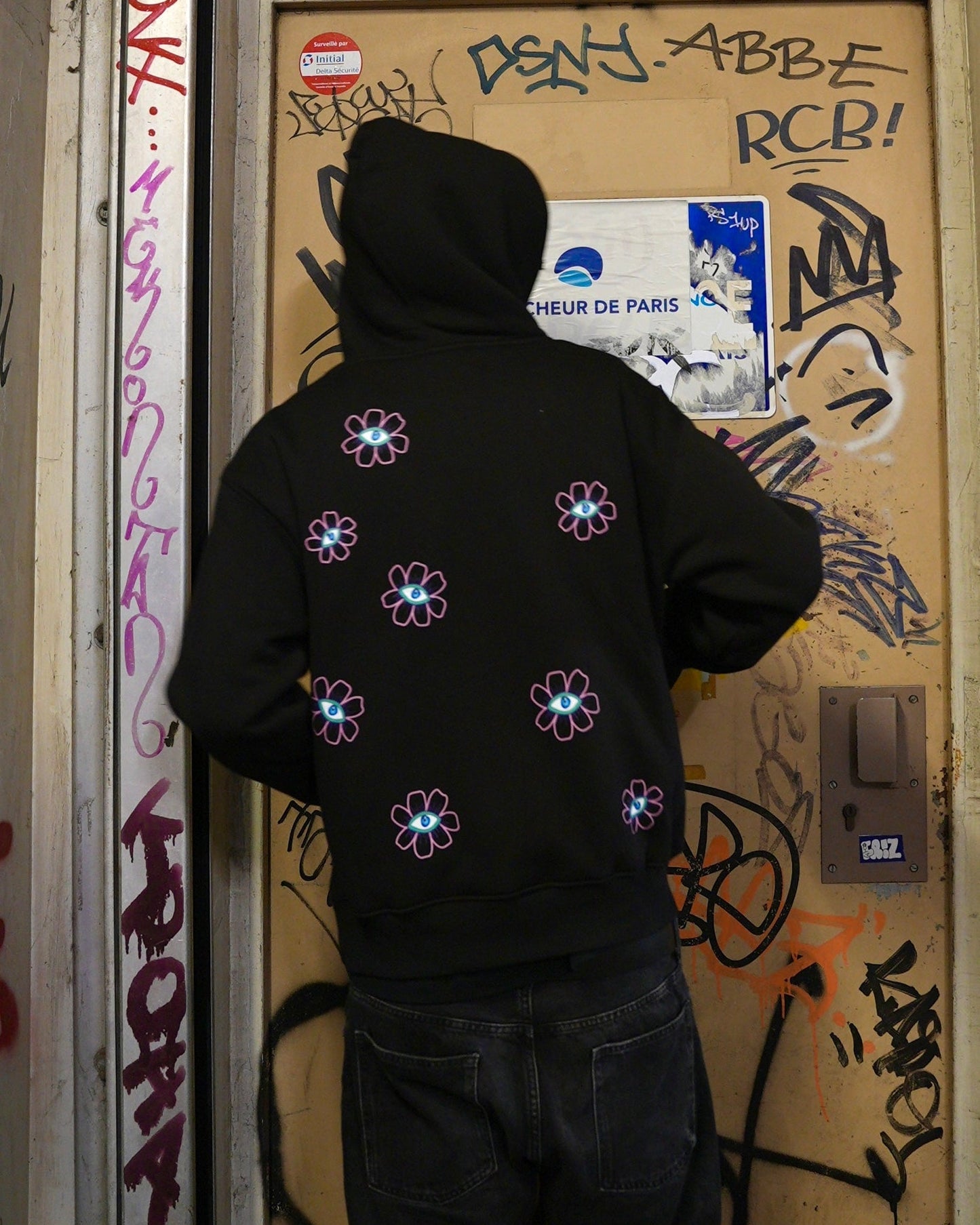 Flowers Hoodie B/V