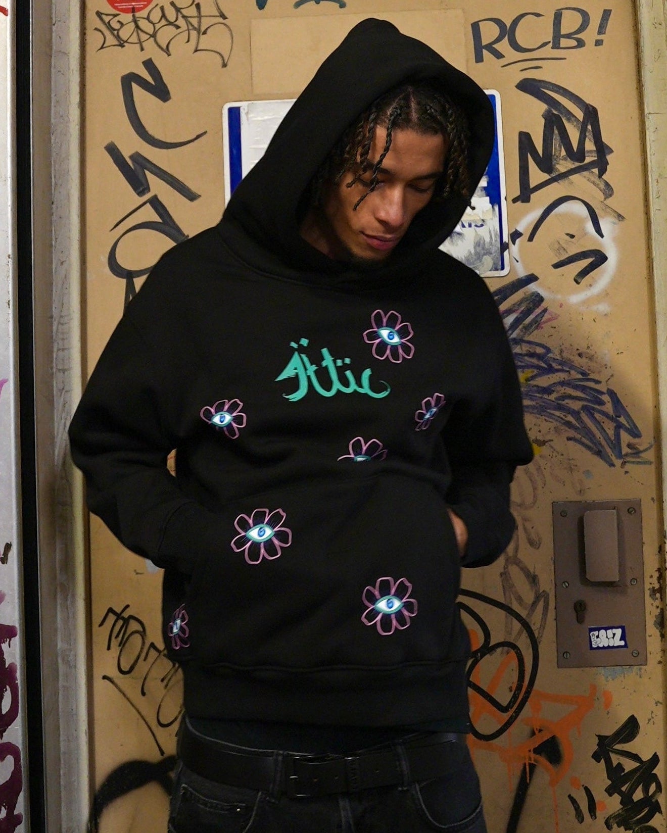 Flowers Hoodie B/V