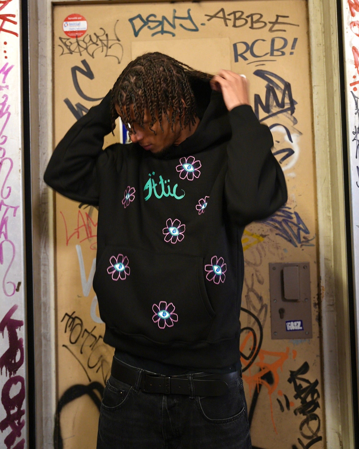 Flowers Hoodie B/V