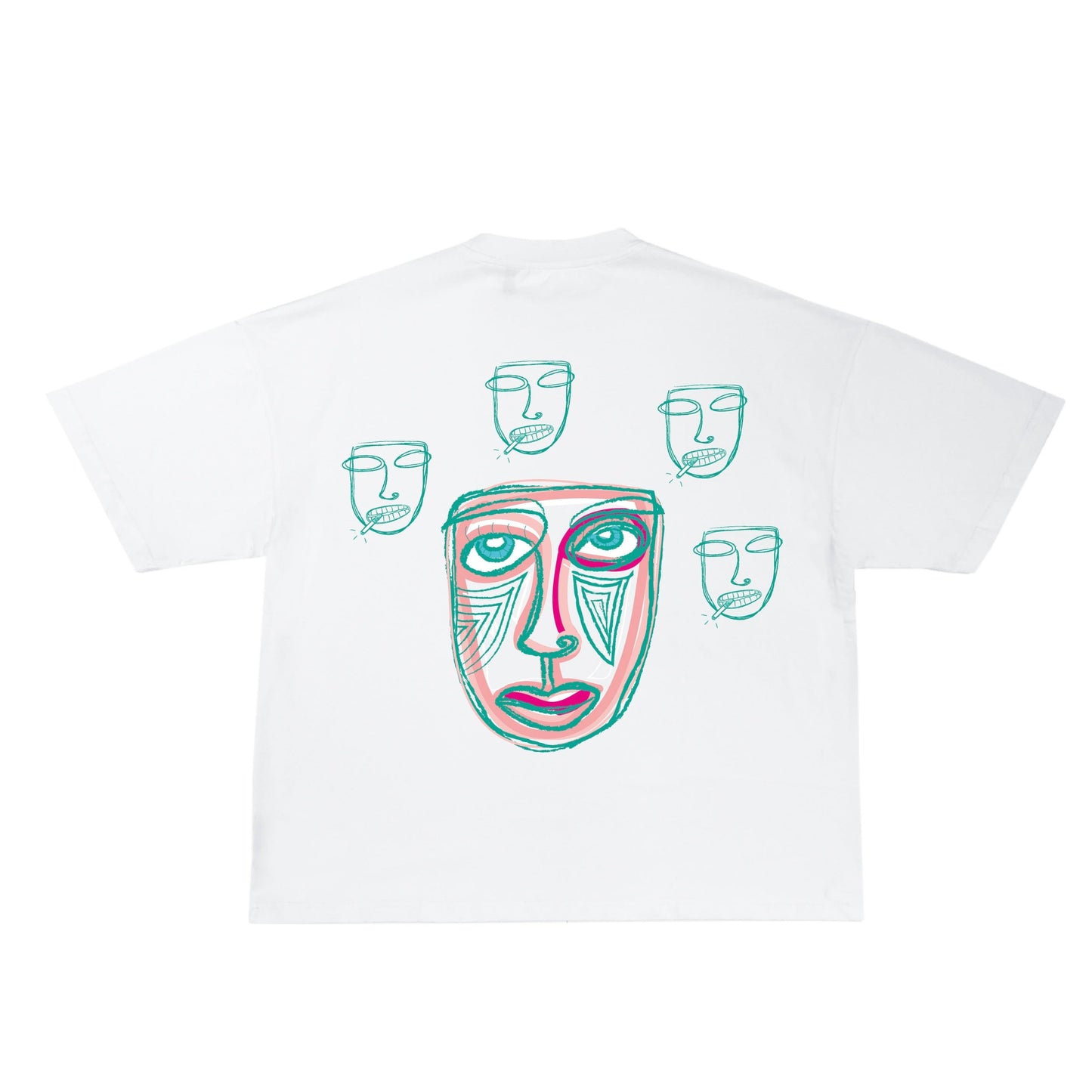 MASK ON T-SHIRT W