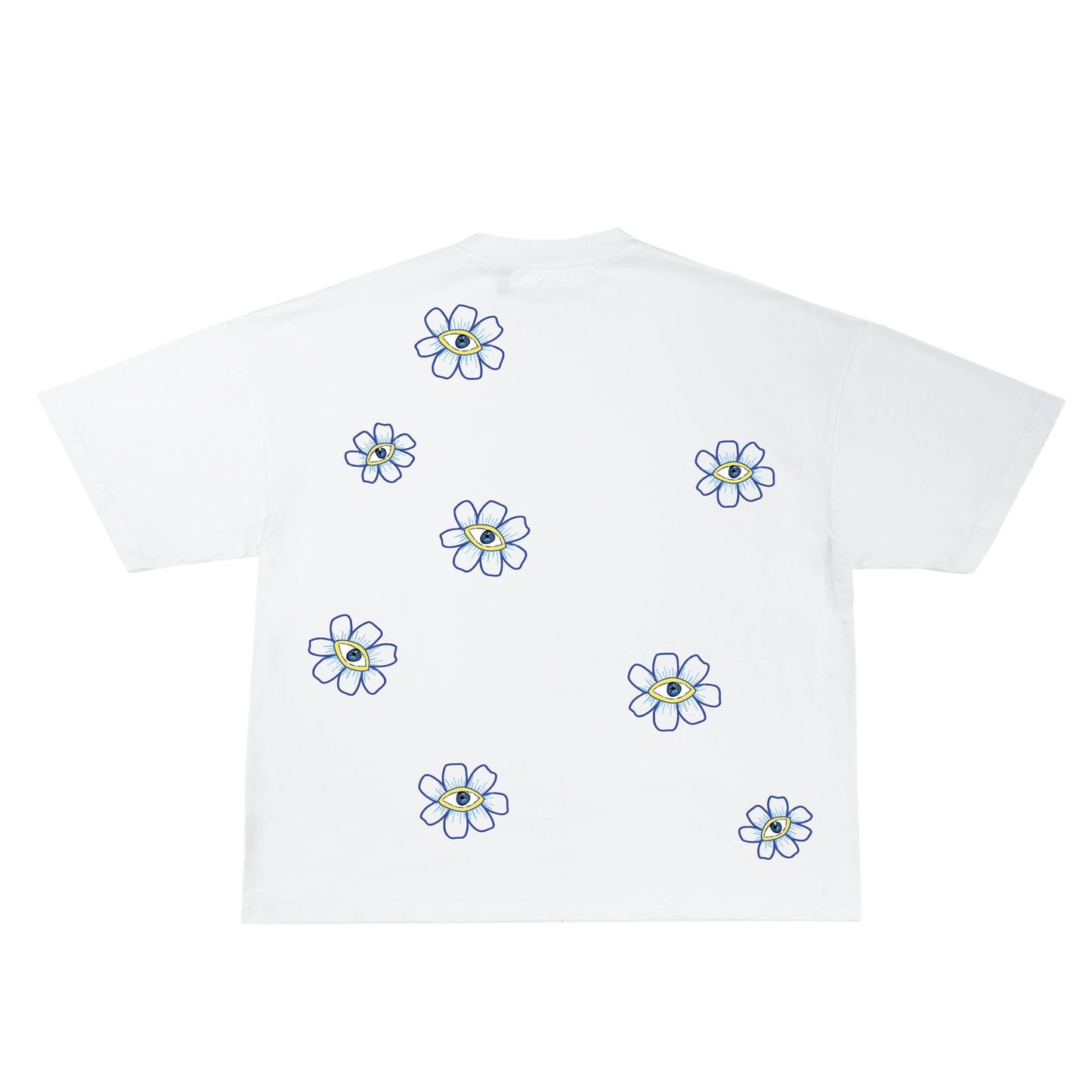 THE ATTIC FLOWERS T-SHIRT W/B