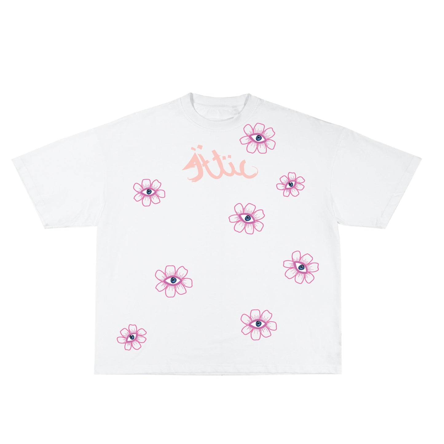 THE ATTIC FLOWERS T-SHIRT W/P
